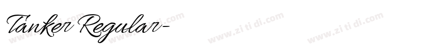 Tanker Regular字体转换 Tanker Regular字体转换